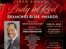 Lady In Red Diamond Rose Awards #beverlyhills #beverlyhillsmagazine #awards #events #celebrities