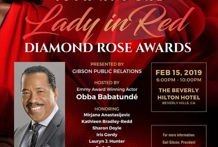 Lady In Red Diamond Rose Awards #beverlyhills #beverlyhillsmagazine #awards #events #celebrities