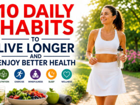 10 Powerful Daily Habits to Live Longer #HealthyLiving, #LiveLonger, #Longevity, #Wellness, #HealthyHabits, #LifestyleTips, #HealthAndWellness