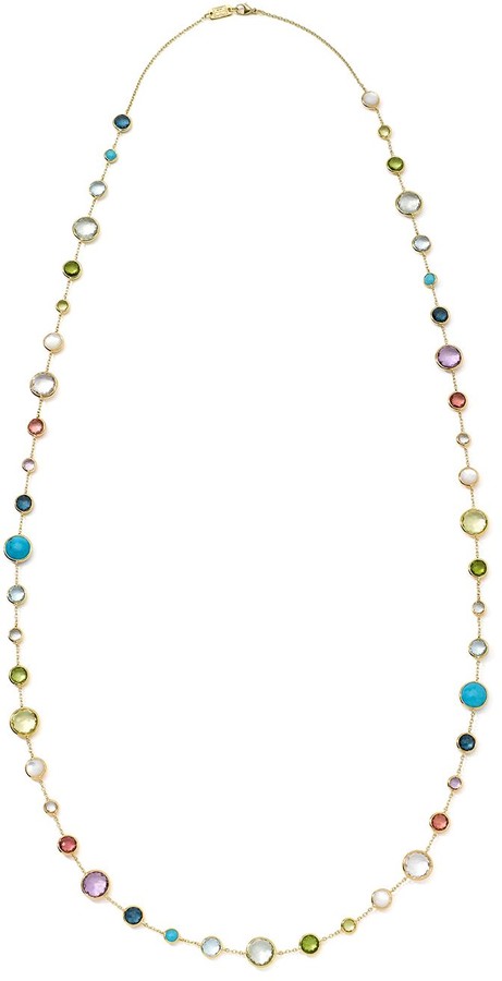 18kt-yellow-gold-lollipop-lollitini-multi-stone-necklace #fashion #style #shop #necklace #diamonds #jewelry #jewels ##Ippolita #bevhillsmag #beverlyhillsmagazine #beverlyhills
