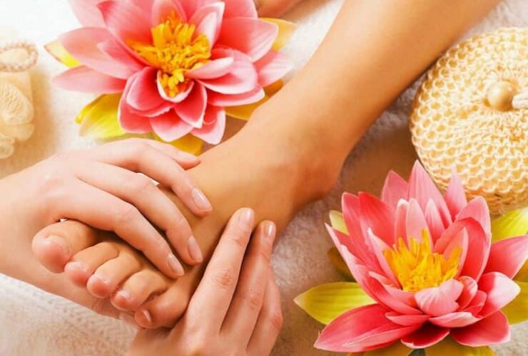 24 Karat Gold Foot Facial, Beverly Hills