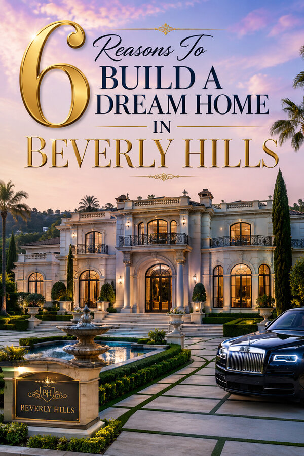 6 Reasons To Build A Dream Home In Beverly Hills #beverlyhills #dreamhome #luxuryhomes