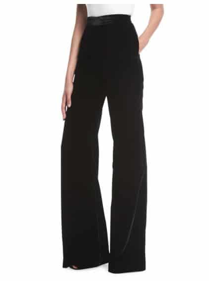 Brandon Maxwell Velvet Pants. BUY NOW!!! #beverlyhillsmagazine #beverlyhills #fashion #style #shop #shopping