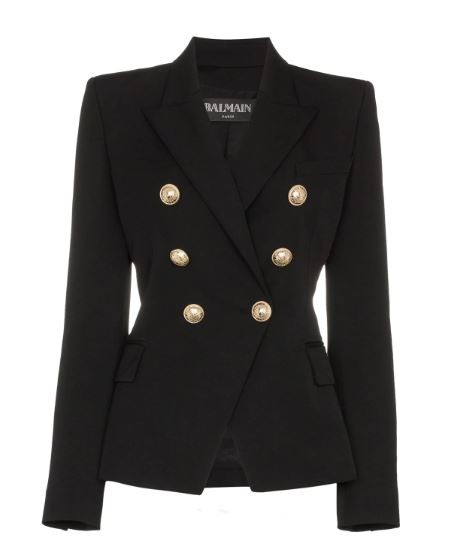 Balmain double-breasted coat