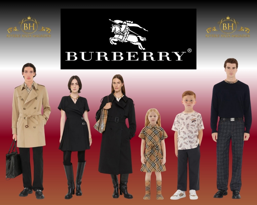 Burberry: Timeless Fashion with Bristish Elegance #BevHillsMag, #BeverlyHills, #BeverlyHillsMagazine, #Burberry, #LuxuryFashion, #ModernStyle, #ShopFashionOnline, #FashionForWomen, #IconicStyle, #BritishLuxury