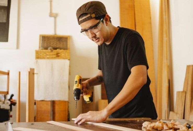 5 Safety Equipment to Have On While Working with Wood #beverlyhills #beverlyhillsmagazine #safetyequipment #safetyglasses #protectyoureyes #earplugs #earmuffs #hearingprotection #faceshield #leatherapron #safetygear #bevhillsmag