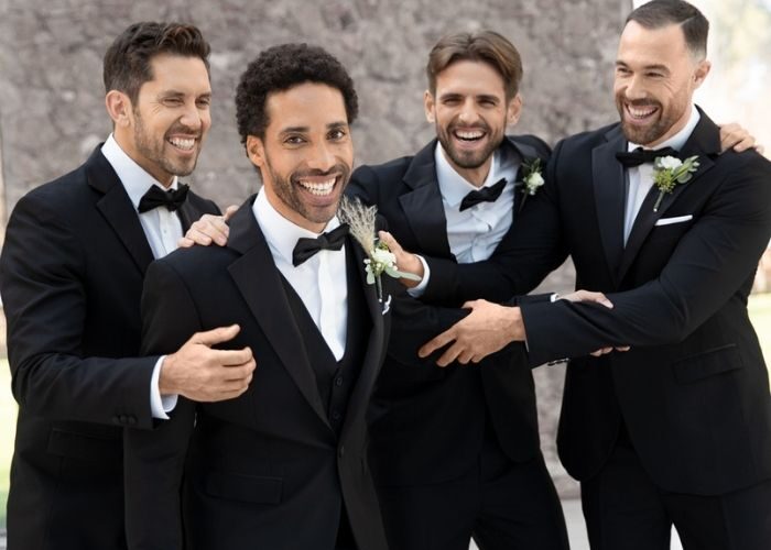 7 Must-Know Stylish Groom Suit Ideas #beverlyhills #beverlyhillsmagazine #bevhillsmag #weddingfashion #weddingsuits #groomsmen #groomsuit #weddingoutfit #weddingattire