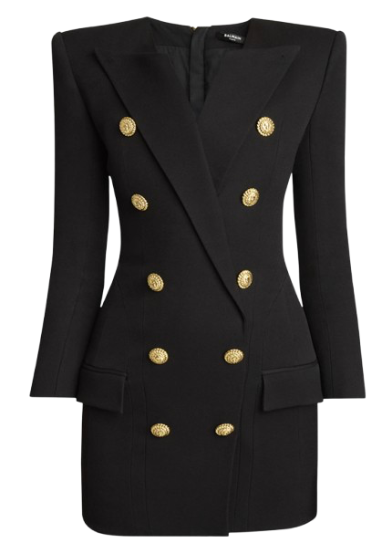 Balmain Black Mini Dress. Buy Now!!! #bevhillsmag #beverlyhills #beverlyhillsmagazine #balmain #balmainminidress #balmainblackminidress #balmaindress #blackdress #minidress