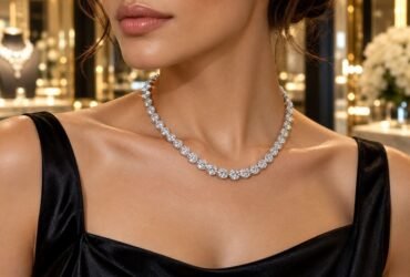 Best Places to Buy Diamond Tennis Necklaces in LA #DiamondTennisNecklace, #DiamondNecklaces, #LuxuryDiamonds, #FineJewelry, #BeverlyHillsJewelry
