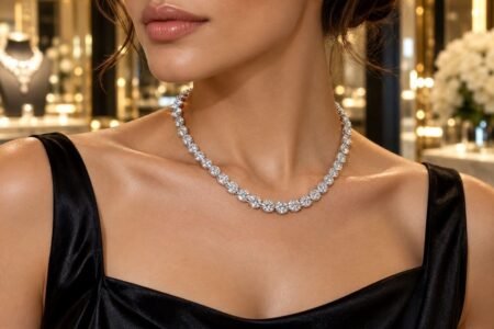 Best Places to Buy Diamond Tennis Necklaces in LA #DiamondTennisNecklace, #DiamondNecklaces, #LuxuryDiamonds, #FineJewelry, #BeverlyHillsJewelry