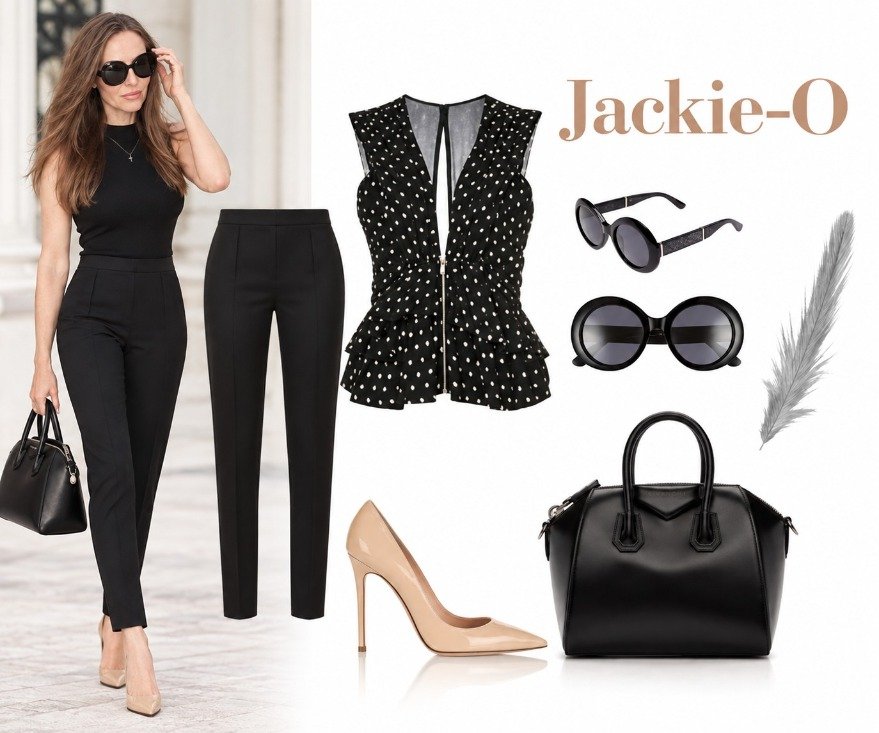 Classy 5-Item Jackie-O Style #LuxuryFashion #FashionStyle #ShopStyle #BoldStyle #FashionInspiration
