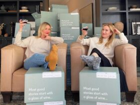 Beverly Hills Magazine Cameron Diaz and Katherine Power Avaline Wine