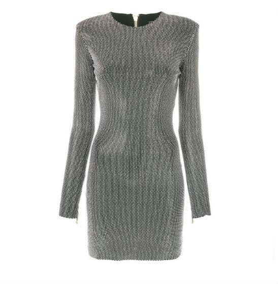 Silver Balmain Dress. BUY NOW!!! #beverlyhillsmagazine #beverlyhills #fashion #style #shop #shopping #shoes #highheels