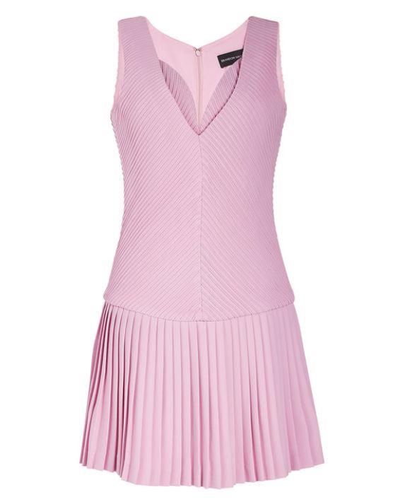 Brandon Maxwell Pleated Dress. BUY NOW!!! #shop #fashion #style #shop #shopping #clothing #beverlyhills #dress #dresses #beverlyhillsmagazine #bevhillsmag