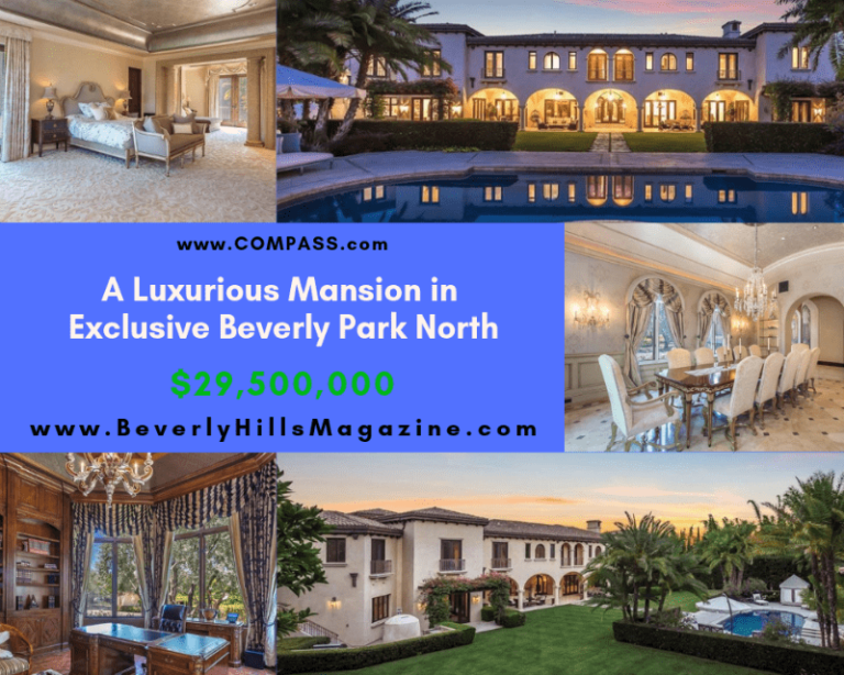 A Luxurious Mansion in Exclusive Beverly Park North ⋆ Beverly Hills