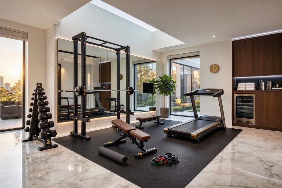 Curating A High-End, Luxury Home Gym #beverlyhills #beverlyhillsmagazine #bevhillsmag #homegym #worthwhilegym #homegymnasium