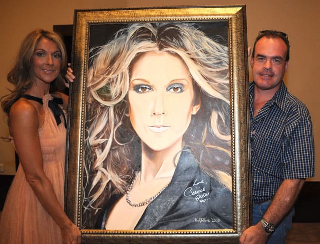 Portrait of Celine Dion by Paul Treleven