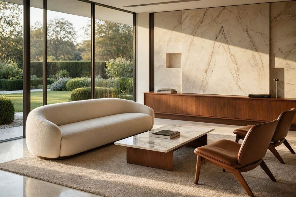 How to Create a Luxury Mid-Century Modern Living Room #LuxuryInteriors #MidCenturyModern #LuxuryLivingRoom #InteriorDesign #LuxuryHome #LuxuryLifestyle #ModernLuxury #HomeDecor