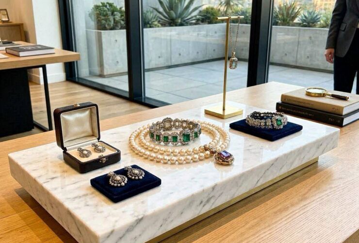 Latest Trends in Vintage Jewelry Auctions #VintageJewelry #JewelryAuctions #AntiqueJewelry #LuxuryJewelry #ColoredGemstones #JewelryCollectors #VintageStyle #FineJewelry #SustainableLuxury #AuctionTrends