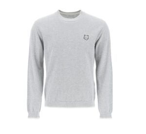 Maison Kitsuné Grey Long Sleeved Shirt BUY NOW!!! #bevhillsmag #beverlyhills #beverlyhillsmagazine #greyshirt #greylongsleevedshirt #greyjumper