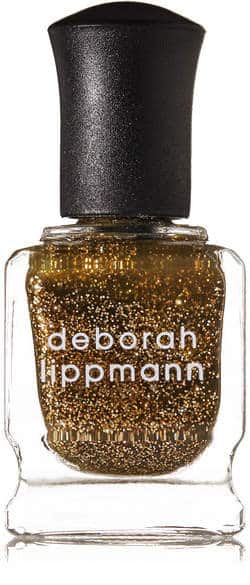 Gold Glitter Polish. BUY NOW!!! #beverlyhillsmagazine #beverlyhills #beauty #makeup #lipstick #nailpolish