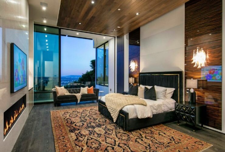 Beverly Hills Magazine Modern Beverly Hills Home: Eclipse Primary Bedroom