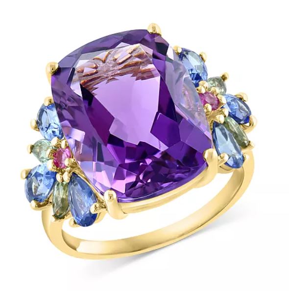 Amethyst Diamond Ring. BUY NOW!!! #bevhillsmag #beverlyhills #beverlyhillsmagazine #RING