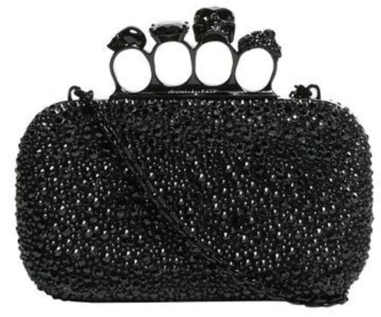 Alexander McQueen Clutch. BUY NOW!!! #BevHillsMag #fashion #shopping #shop #style #beverlyhillsmagazine #beverlyhills #jewelry 