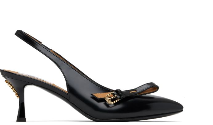 Black & Gold High Heels. BUY NOW!!! #BevHillsMag #fashion #shopping #shop #style #beverlyhills #jewelry 