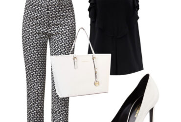 Classy Black and white Style #fashion #style #black #white #classy #bevhillsmag #beverlyhills #beverlyhillsmagazine