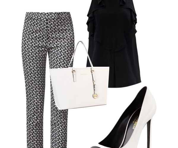Classy Black and white Style #fashion #style #black #white #classy #bevhillsmag #beverlyhills #beverlyhillsmagazine