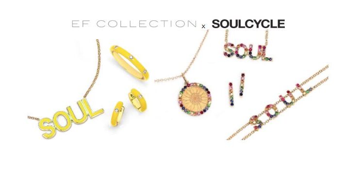 EF Collection + Soul Cycle Jewelry Line #shop #jewelry #necklaces #soulcycle #silver #gold #soulcycle #EFcollection