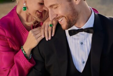 Beverly Hills Magazine Stephen Silver Fine Jewelry emerald ring bracelet earrings