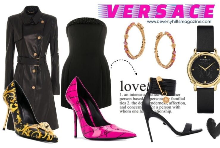 Fashion World: VERSACE #fashion #style #versace #highheels #dress #clothes #beverlyhills #beverlyhillsmagazine #bevhillsmag #trenchcoat #lbd #accessories