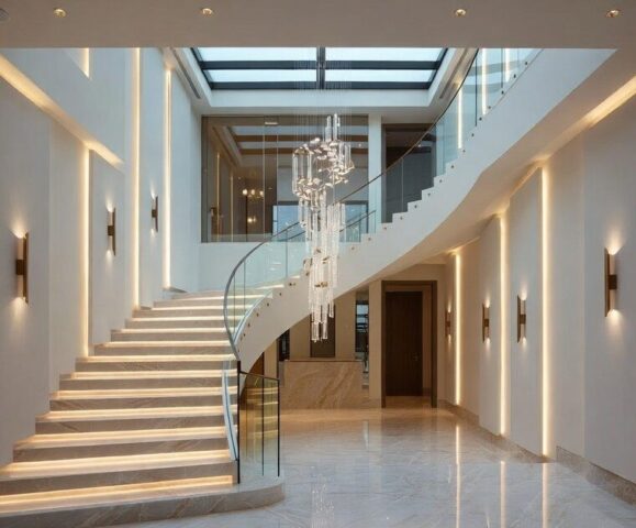 Luxury Modern Home WIth Luxury Lighting