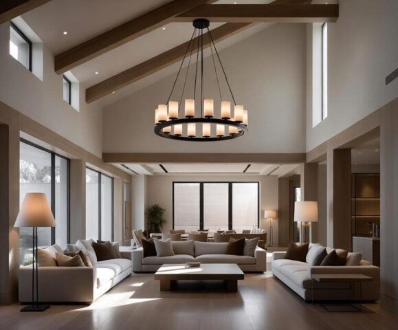 Luxury Modern Home WIth Luxury Lighting