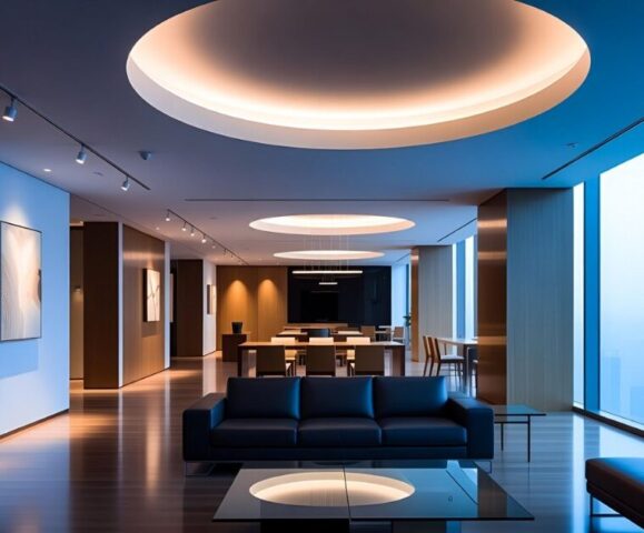 Luxury Modern Home WIth Luxury Lighting