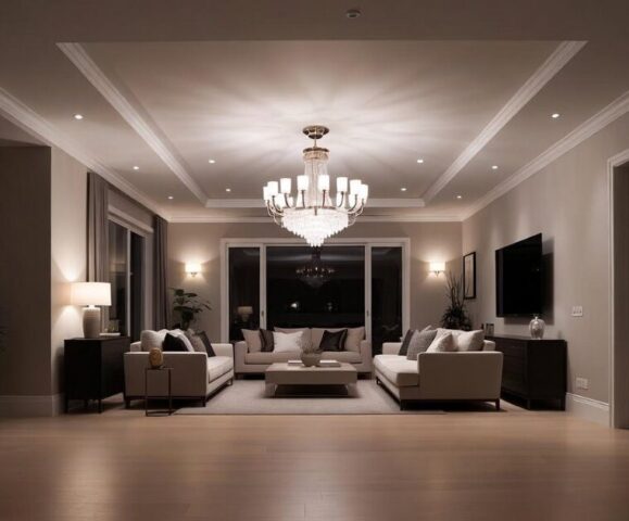 Luxury Modern Home WIth Luxury Lighting