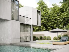The Art of Luxury Outdoor Living With Decorative Concrete #LuxuryOutdoorLiving #LuxuryHomes #HomeDesign #OutdoorLiving #LuxuryLifestyle #HomeRemodeling #DecorativeConcrete