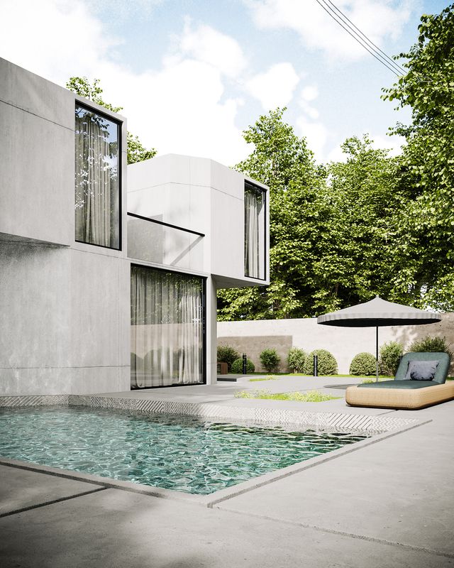 The Art of Luxury Outdoor Living With Decorative Concrete #LuxuryOutdoorLiving #LuxuryHomes #HomeDesign #OutdoorLiving #LuxuryLifestyle #HomeRemodeling #DecorativeConcrete