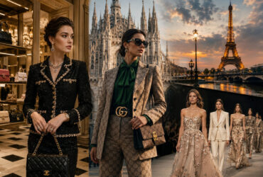 The Global Influence of European Luxury Fashion #BevHillsMag #BeverlyHills #BeverlyHillsMagazine #LuxuryFashion #EuropeanFashion #LuxuryStyle #FashionCulture #HauteCouture #LuxuryLifestyle #DesignerFashion