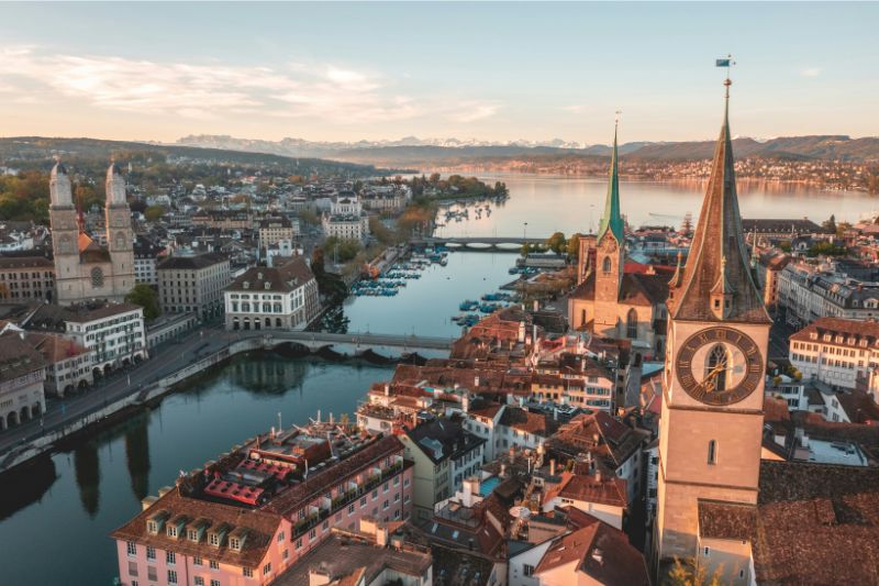 Top 7 Cities to Visit in Switzerland #beverlyhills #beverlyhillsmagazine #Switzerland #Zurich #Basel #Geneva #Bern #Interlaken #Lausanne