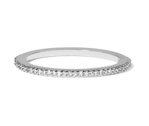 Dainty Silver Diamond Ring. BUY NOW!!! #beverlyhills #shop #jewelry #jewelery #rings #earrings #bevhillsmag #bevelryhillsmagazine