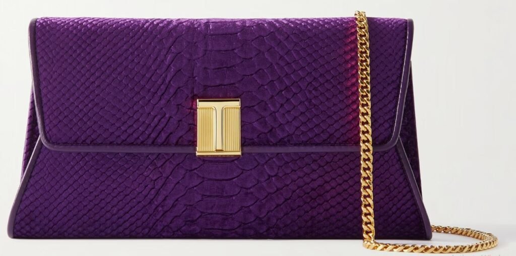 Tom Ford Velvet Clutch. #bevhillsmag #beverlyhills #beverlyhillsmagazine