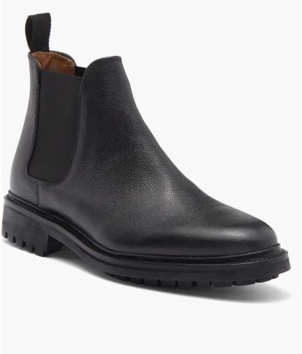 Black Allen Edmonds Boots. BUY NOW!!! #bevhillsmag #beverlyhills #beverlyhillsmagazine #balenciaga #allenedmondsboots #boots #balckboots #stylishman