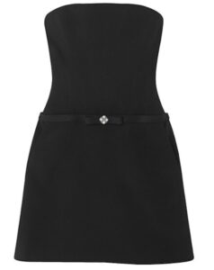 Versace Satin Cocktail Dress. BUY NOW!!! #bevhillsmag #beverlyhills #beverlyhillsmagazine #versace #cocktaildress #satindress #versacedress #blackdress