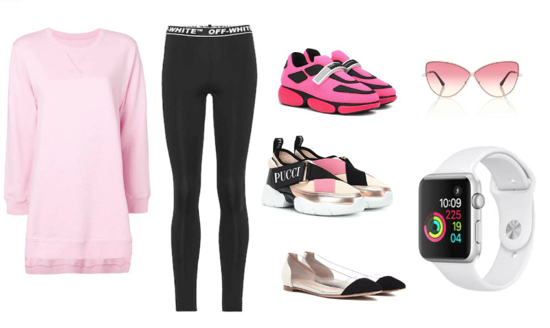 Casual Fitness Fashion in Pink. BUY NOW!!! #shop #fashion #style #shop #shopping #clothing #beverlyhills #fitness #shoes #sneakers #clothes #pink #fitness #beverlyhillsmagazine #bevhillsmag