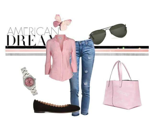 Casual #Pink Style. SHOP NOW!!! #beverlyhills #beverlyhillsmagazine #bevhillsmag #shop #fashion #style #handbags #versace #SHOP #shopstyle