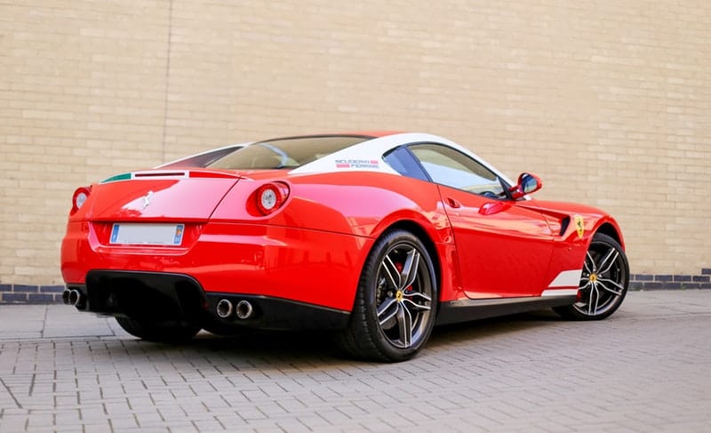 David Beckham's Love for Cars Rivals Love for Soccer With This Red Ferrari #cars #ferrari #fatscars #celebrities #celebritylife #luxury #luxurylifestyle #cool #car #bevhillsmag #beverlyhills #beverlyhillsmagazine