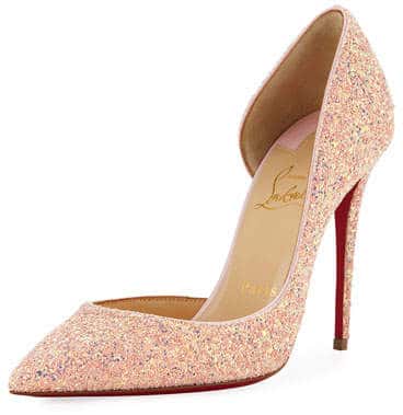 Christian Louboutin Glitter Heels. BUY NOW!!! #BevHillsMag #beverlyhillsmagazine #shop #style #shopping #fashion